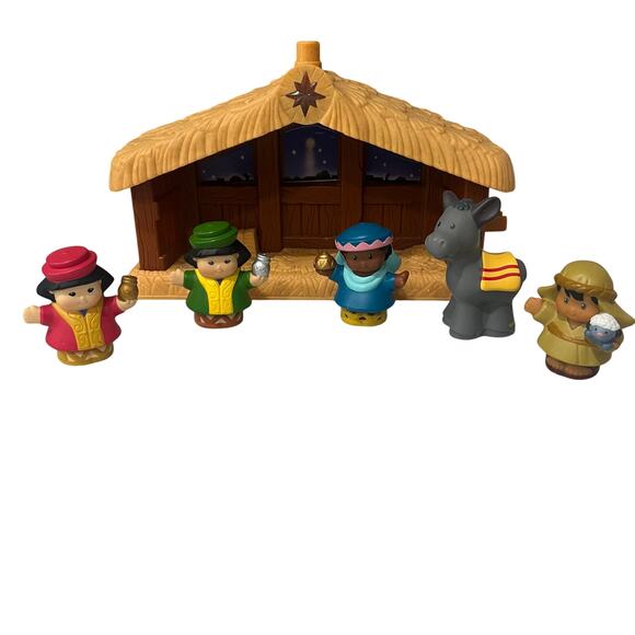 Fisher Price Little People Nativity Scene Action Figures - Picture 1 of 4
